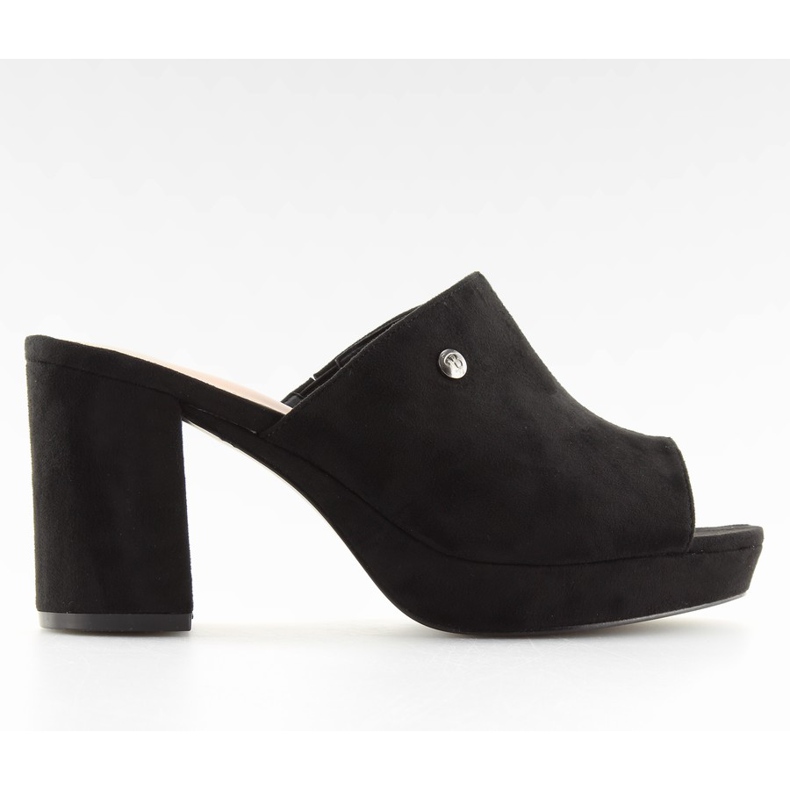 Svarta FLD-3K41 svarta höga klackar