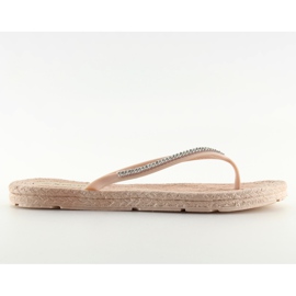 CK40P Carnation beige gummiflip-flops