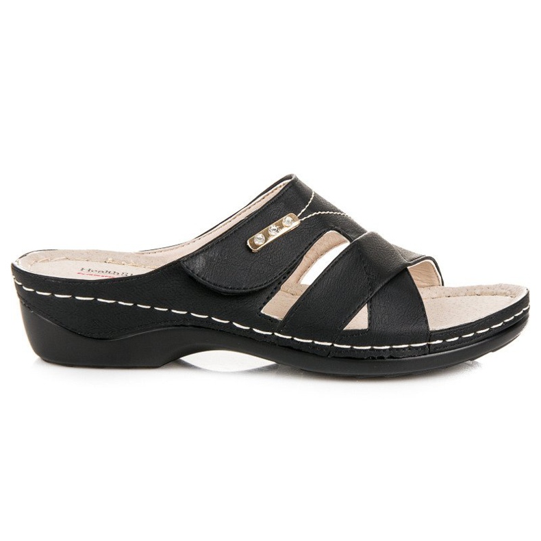 Hasby Bekväma sommartofflor svart