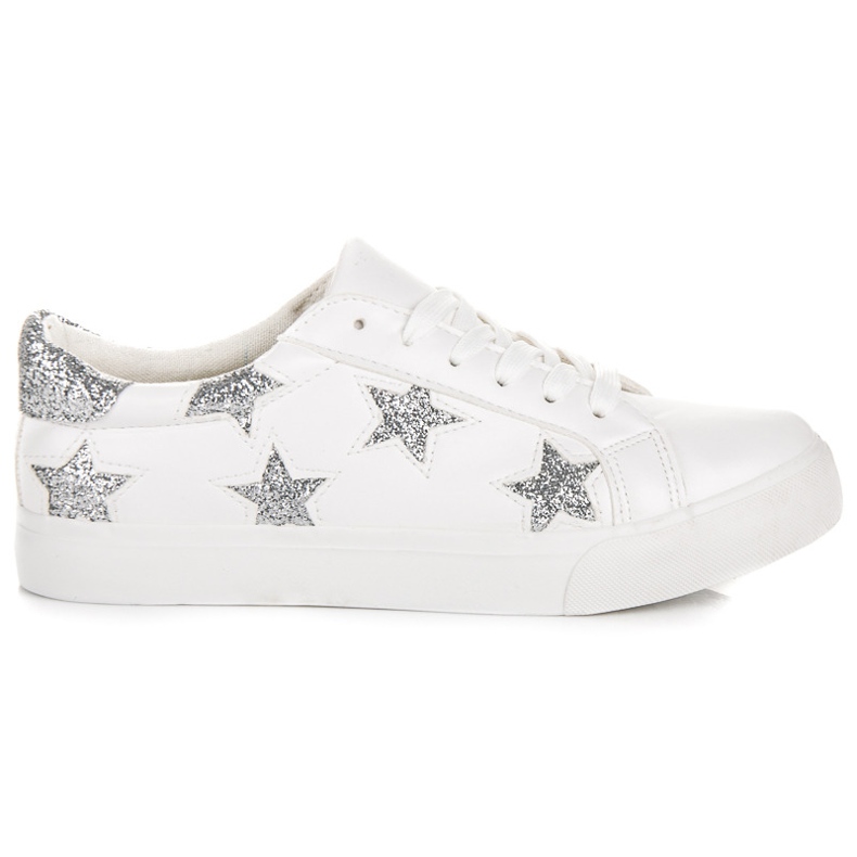 Snygga vita sneakers