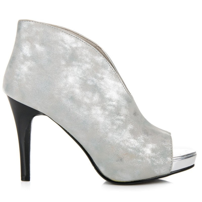 Vinceza Stövlar med öppen tå grå