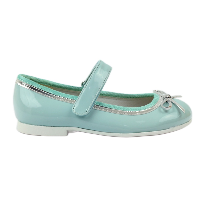 American Club Ballerinas pumpar med en amerikansk rosett grön