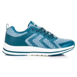 Ax Boxing Knutna sportskor blå