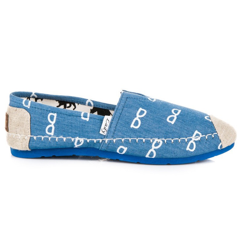 L. Day Blue Slipons blå