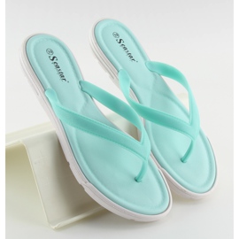 Blå flipflops för kvinnor CK41P LT.BLUE
