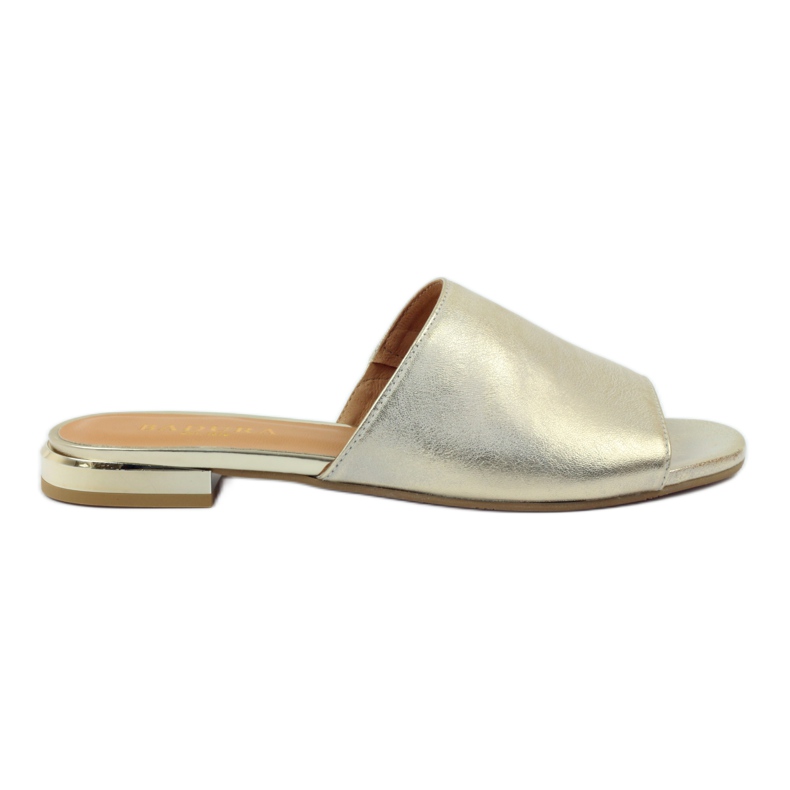 Eleganta Badura 5155 guldtofflor gyllene