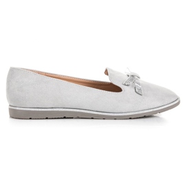 Anesia Paris Grå mocka loafers