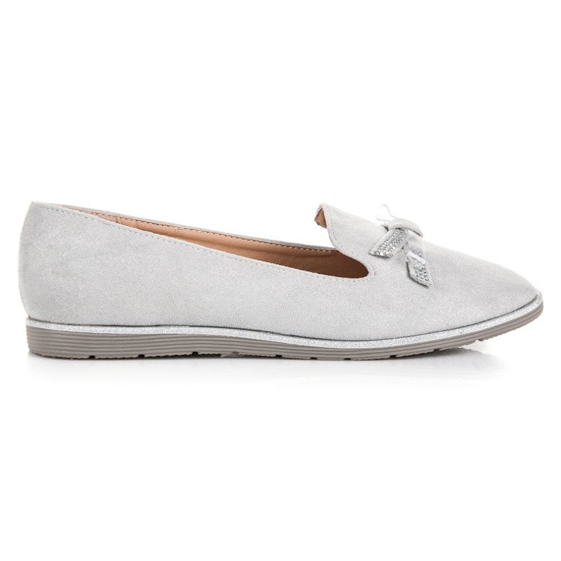 Anesia Paris Grå mocka loafers