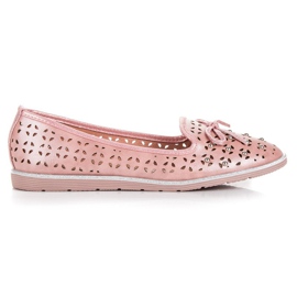 Sergio Todzi Genombrutna loafers rosa