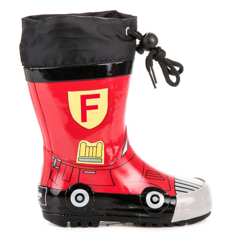 American Club Pojkar Kalosze Med American Puller röd