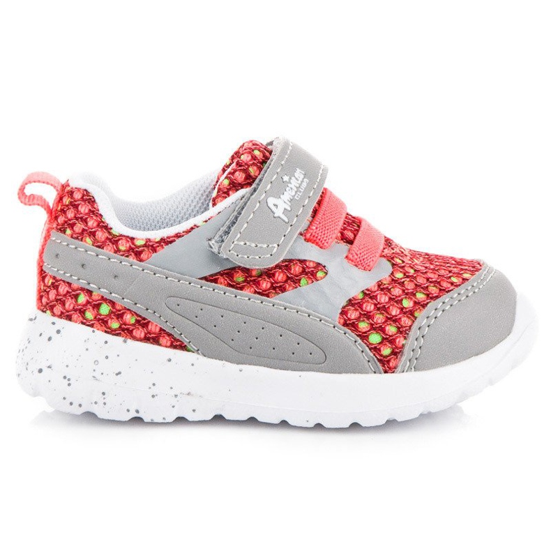 American Club Sportskor På Elastiskt Band Och Ripa Amerikan grå