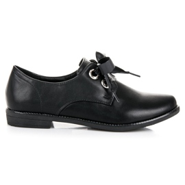 Anesia Paris Band-knutna skor svart