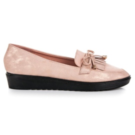 Queen Vivi Moderiktiga loafers för våren rosa