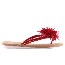 Röda flipflops CK32P röda