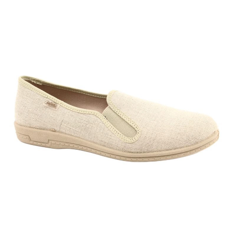 Befado pvc -skor för män 001M059 beige