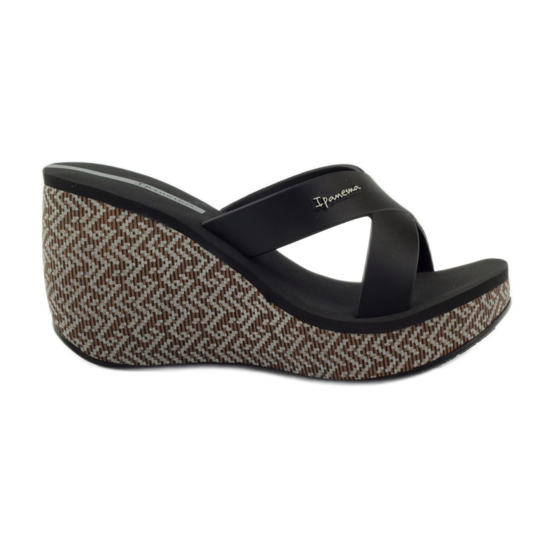 Ipanema 82288 wedge tofflor för kvinnor svart brun
