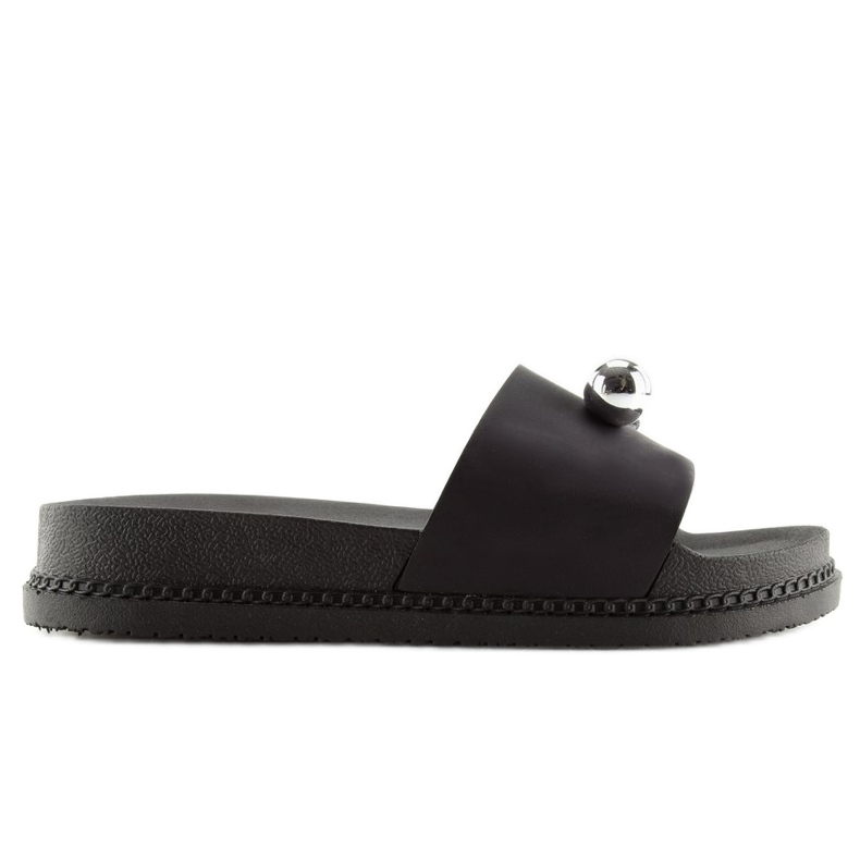 Svarta kvinnors svarta tofflor 1897 Svart