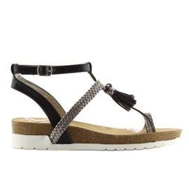 Svarta sandaler K1717301 negro