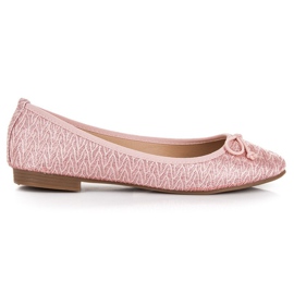 Renda Rosa tyg ballerinor