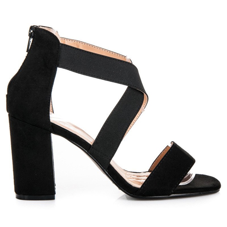 Svarta vinceza sandaler