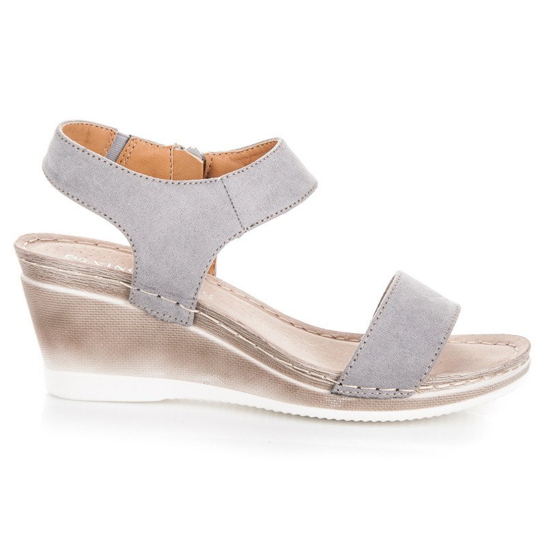 Mockasandaler vinceza grå