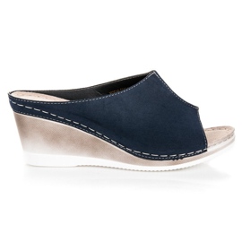 Vinceza sandaler med kil blå