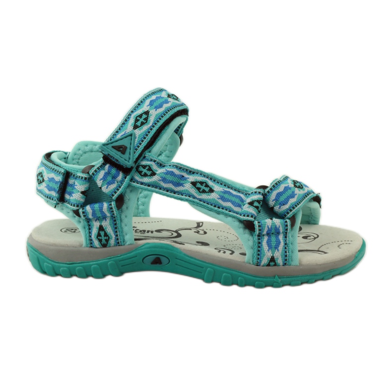 American Club Sandaler med ett amerikanskt 5268-läderinlägg mångfärgad