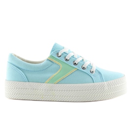 Blå K1831401 Celeste sneakers med hög sula