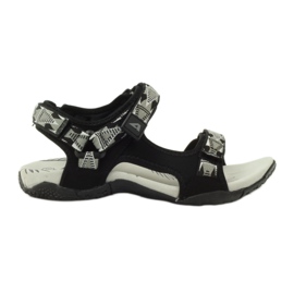 American Club Sandaler med ett amerikanskt 6102-läderinlägg svart grå