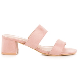 Renda Rosa mocka tofflor