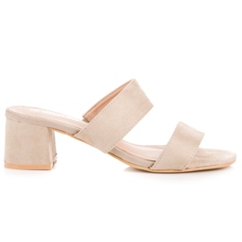Renda Beige mocka tofflor