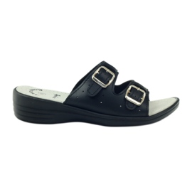 American Club Bekväma medicinska tofflor amerikanska 2/2018 svart