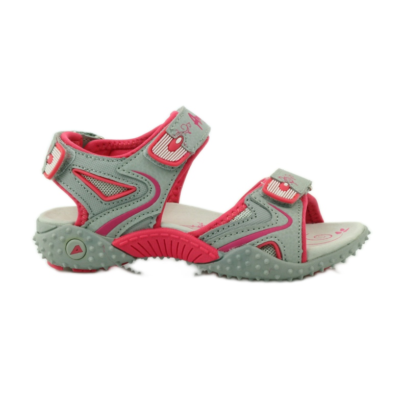 American Club Sandaler med en amerikansk 8580 läderinsats mångfärgad grå