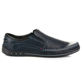 Slip-on lucca loafers marinblå