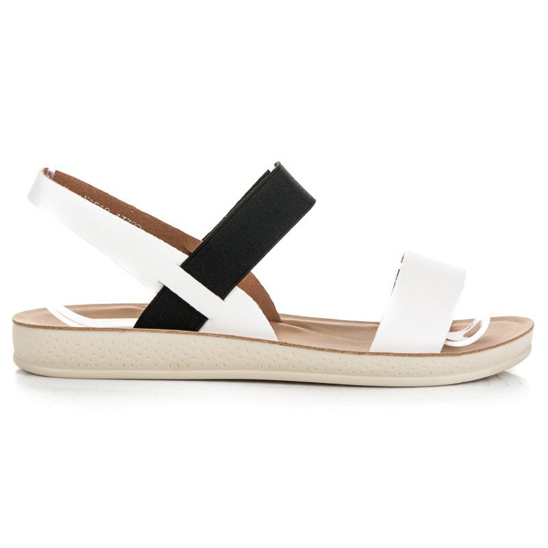 Sandaler med vinceza gummi vit