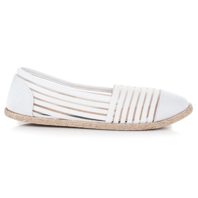 Vinceza Transparenta mckeylor espadrillor vit