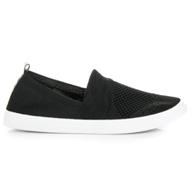 MCKEYLOR Slip-On Sneakers i textil svart