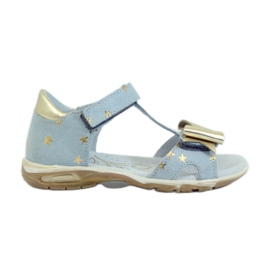 Sandaler stjärnor med rosett Ren But 3199 gul blå
