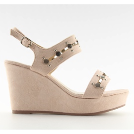 Beige kilsandaler 1606 Beige