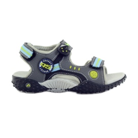 American Club Amerikansk 1718 läderinsats grå blå svart