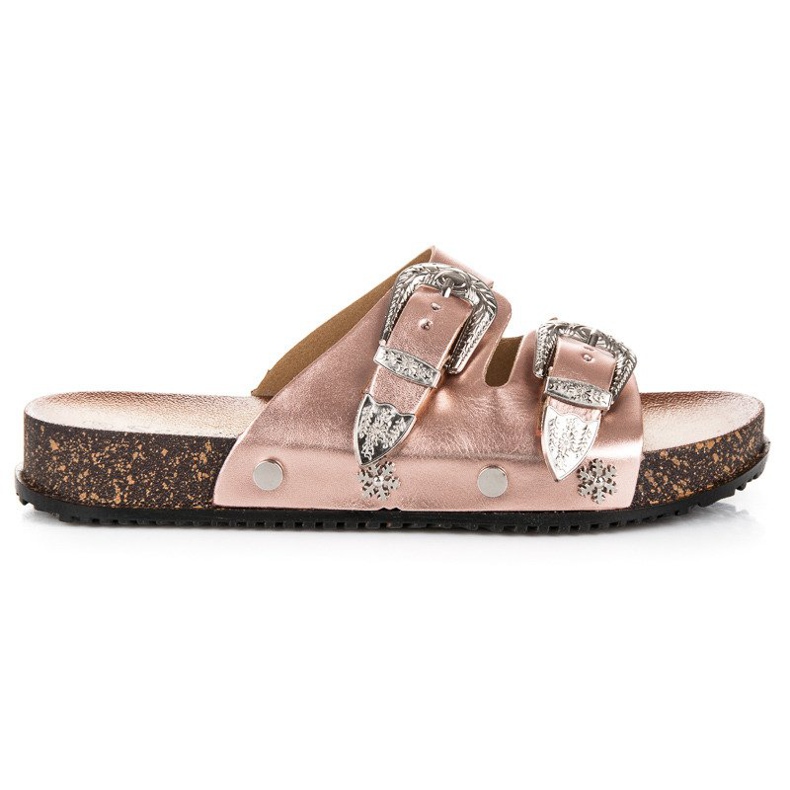 Seastar Rosa tofflor med spännen