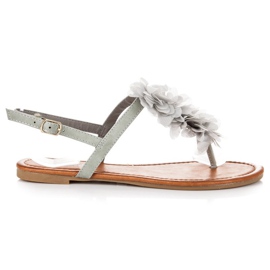 Seastar Snygga sandaler med spänne grå