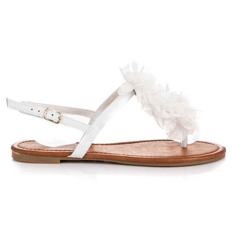 Seastar Snygga sandaler med spänne vit