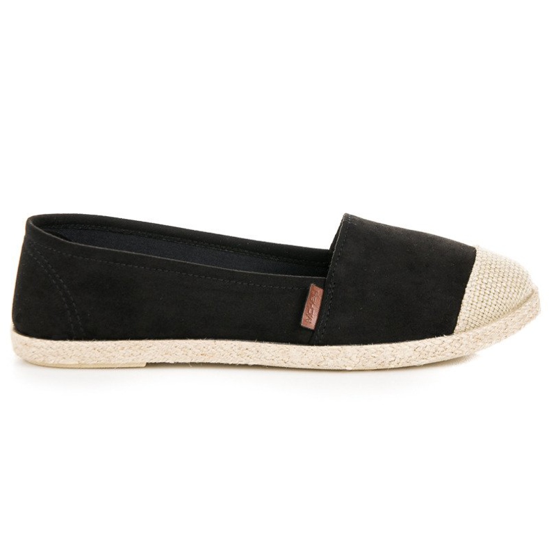 McKey Svart mocka Espadrilles