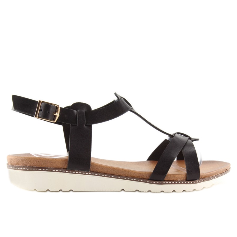 Svarta damsandaler C1822 svart