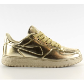 Sportskor galna färger B731 Guld gyllene