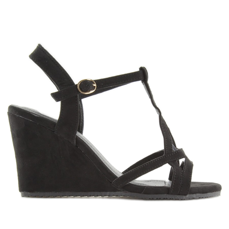 Svarta kilsandaler 266-7 svarta