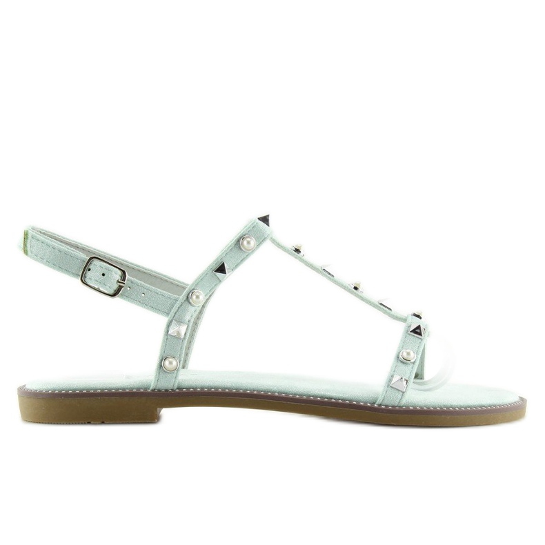 Sandaler med mynta nibbar S-375 Grön