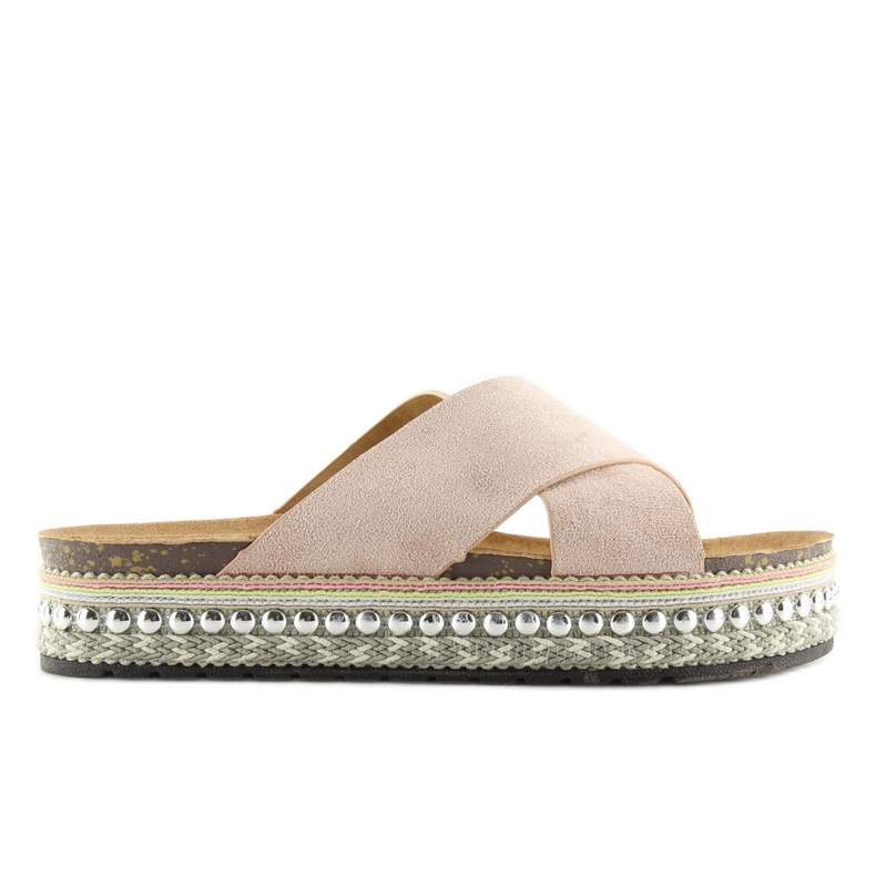 H55 rosa espadrillotofflor
