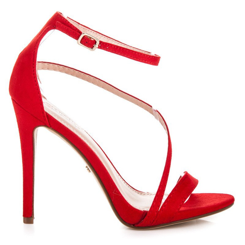 Seastar Eleganta sandaler med hög klack röd